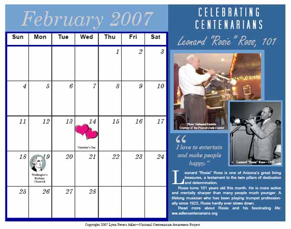 February 2007 - Leonard "Rosie" Ross