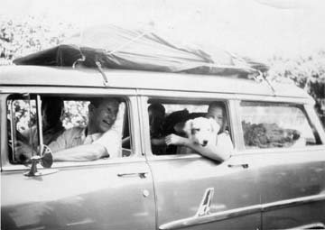 The family and Lassie head east to Bucknell University in Lewisburg, PA, from Cornell College in Mr. Vernon, Iowa, 1956