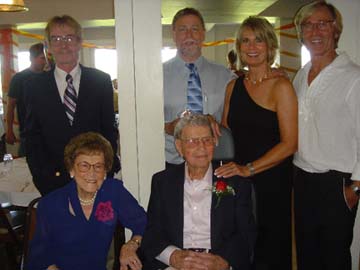 The Tysdal family celebrates Lloyd's 100th birthday.