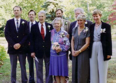 Karl, Betty and their families, 1993