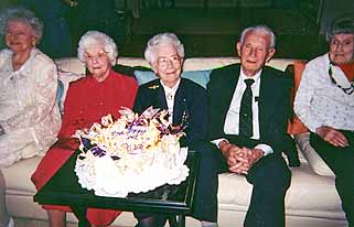 Centenarians party goers