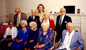 Centenarian party goers